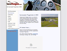 Tablet Screenshot of lernfliegen.com